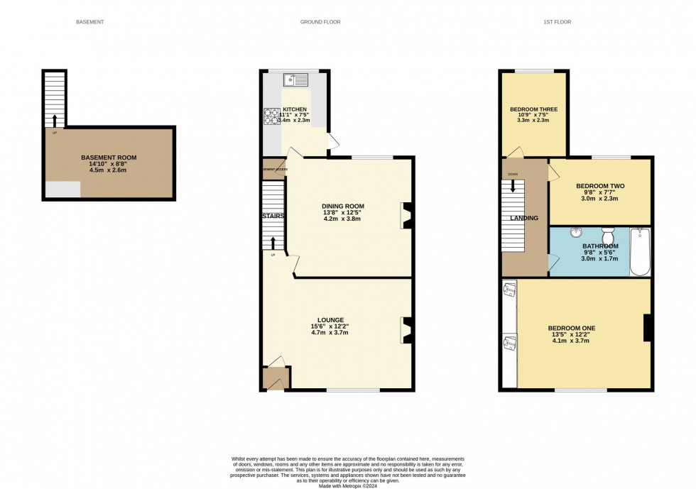Floorplan for Leigh Road, Hindley Green, WN2