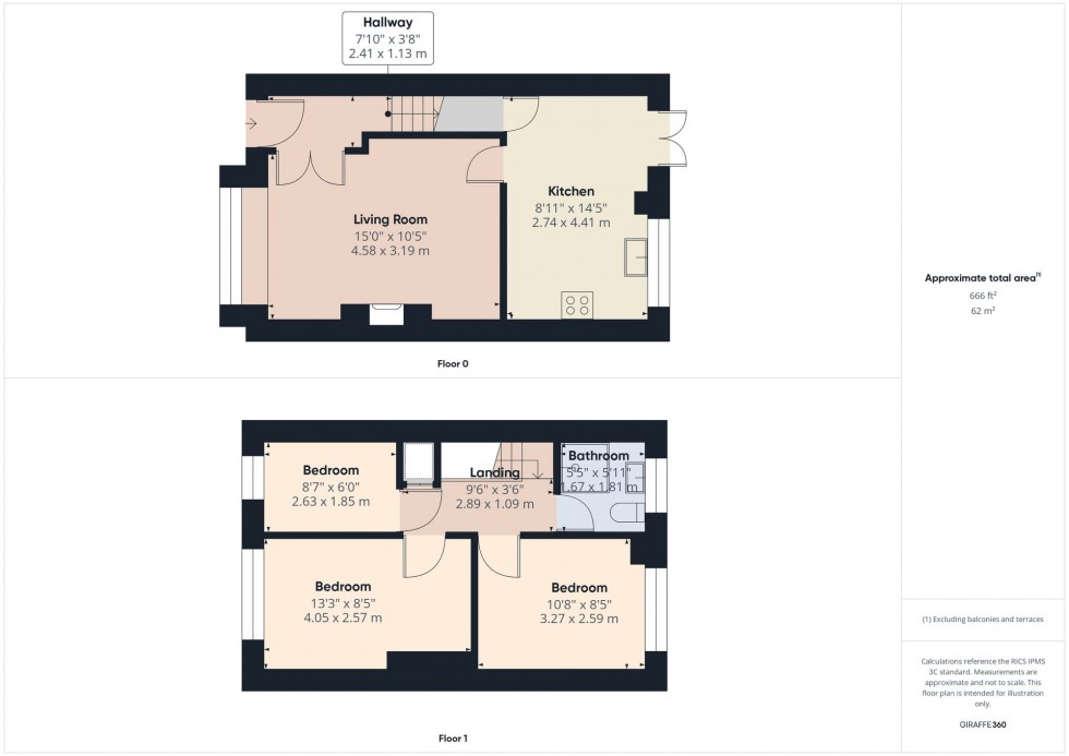 Floorplan for Roscoes Court, Westhoughton, BL5