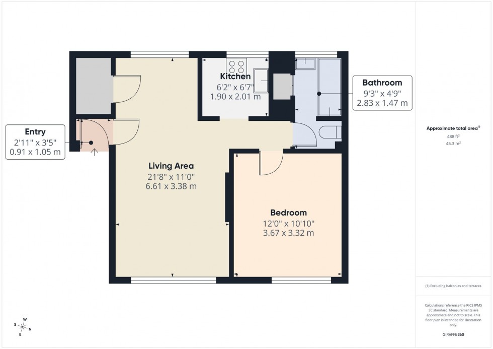 Floorplan for Westgate Avenue, Browsholme House Westgate Avenue, BL1