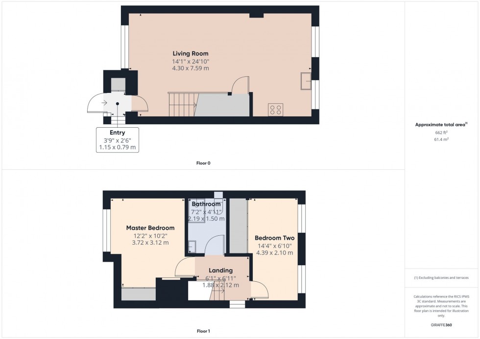 Floorplan for Spinning Meadow, Bolton, BL1