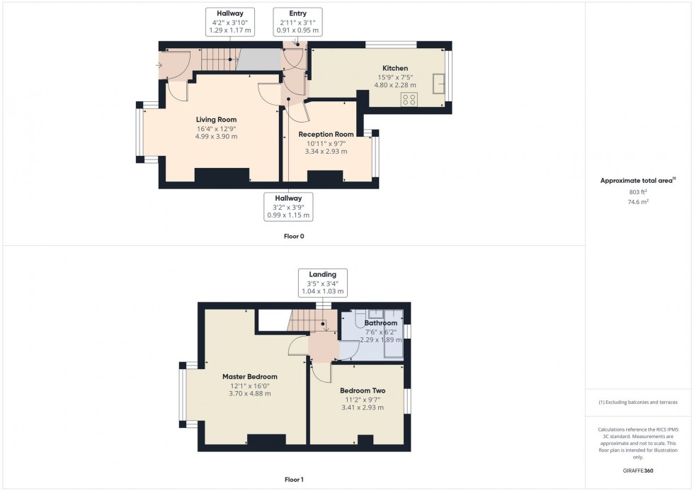 Floorplan for Burnside Road, Smithills, Bolton, BL1