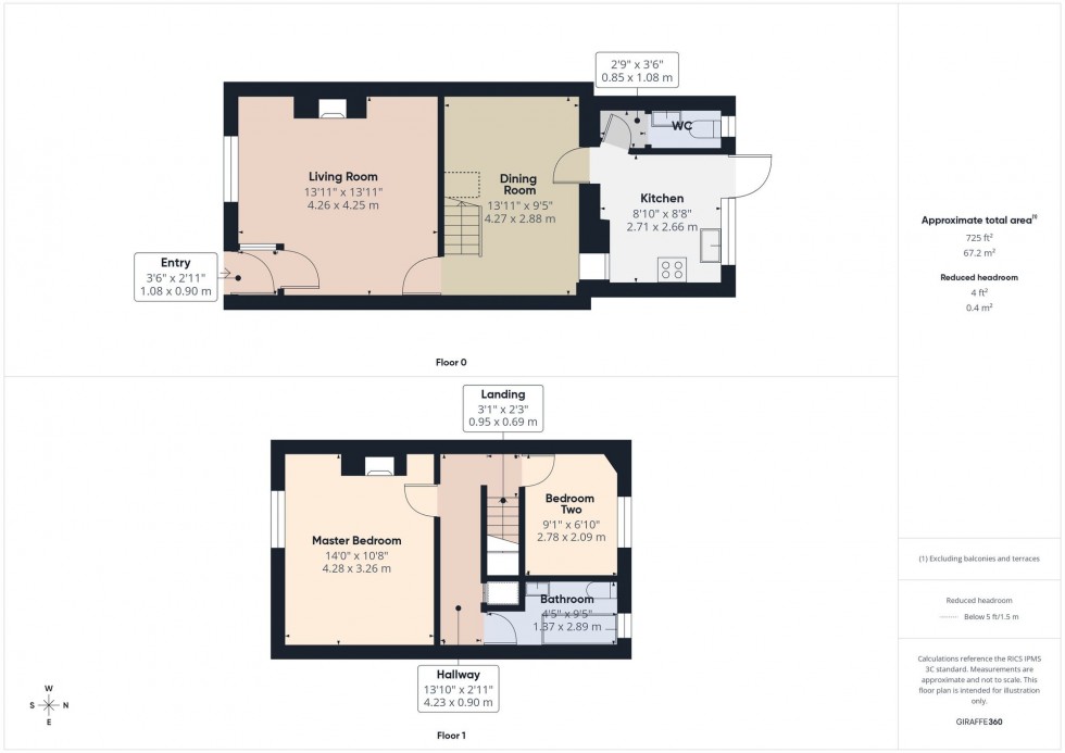 Floorplan for Boot Lane, Bolton, BL1