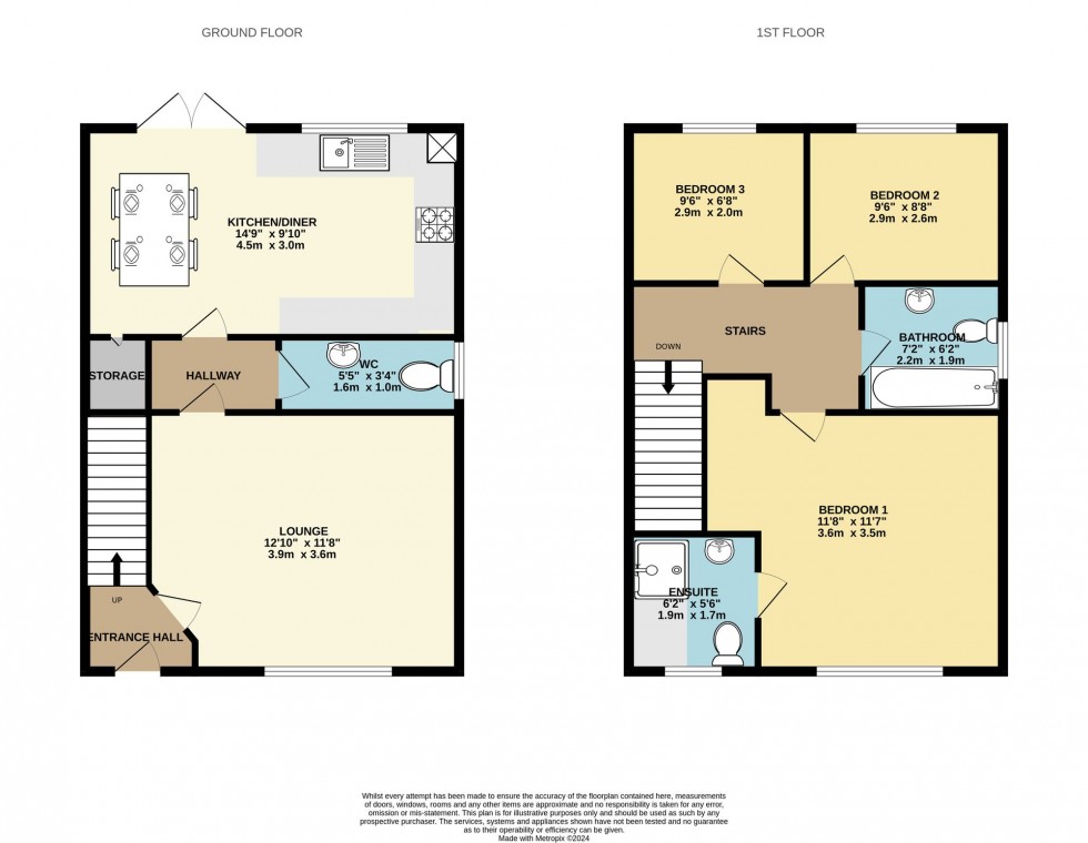 Floorplan for Brookbridge Road, Ince, Wigan, WN2