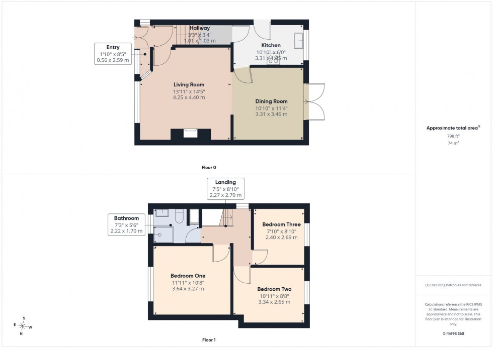 Floorplan for Melrose Avenue, Bolton, BL1