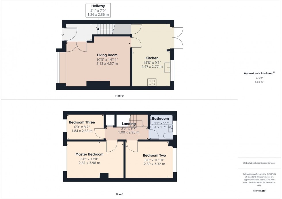 Floorplan for Roscoes Court, Westhoughton, BL5