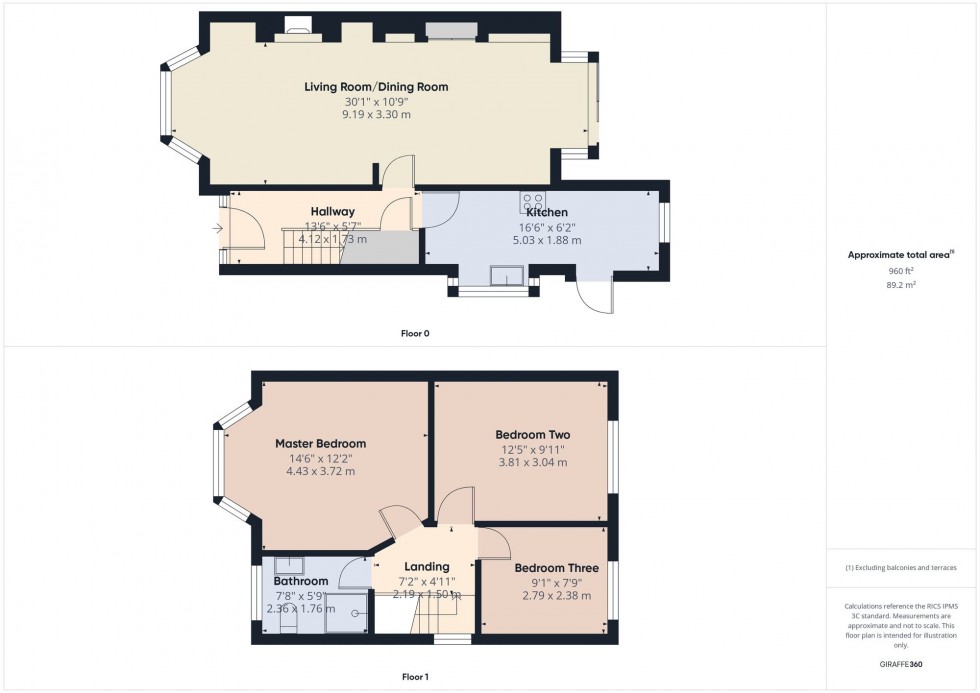 Floorplan for Woodsley Road, Doffcocker, Bolton, BL1