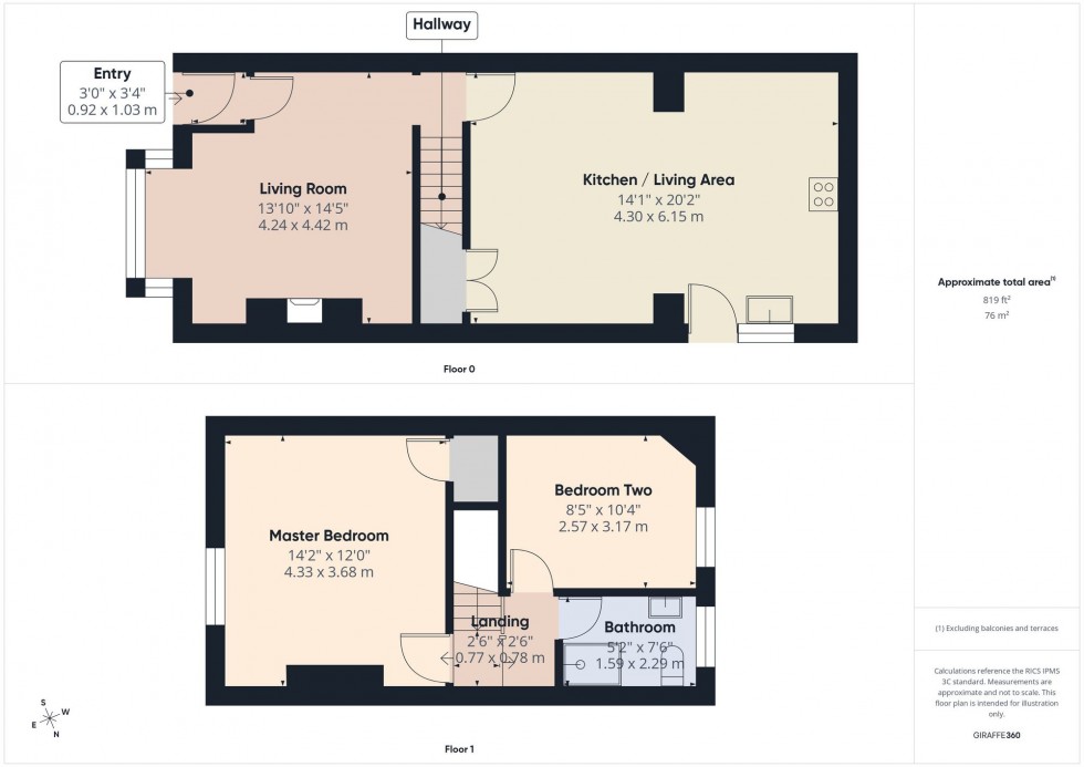 Floorplan for Markland Hill Lane, Bolton, BL1