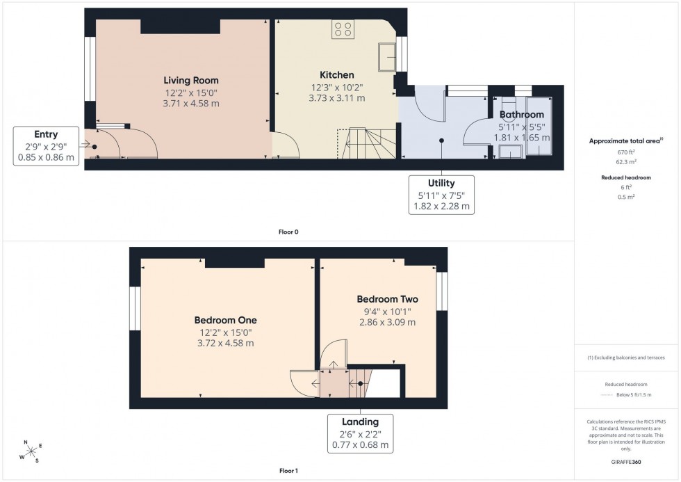 Floorplan for Beatrice Road, Bolton, BL1