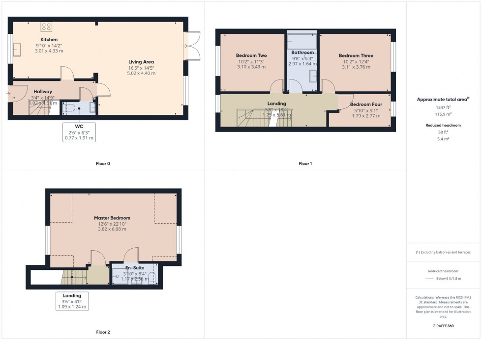 Floorplan for Lark Hill, Farnworth, BL4