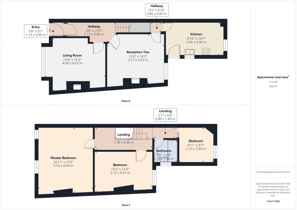 Floorplan for Glade Street, Heaton, Bolton, BL1