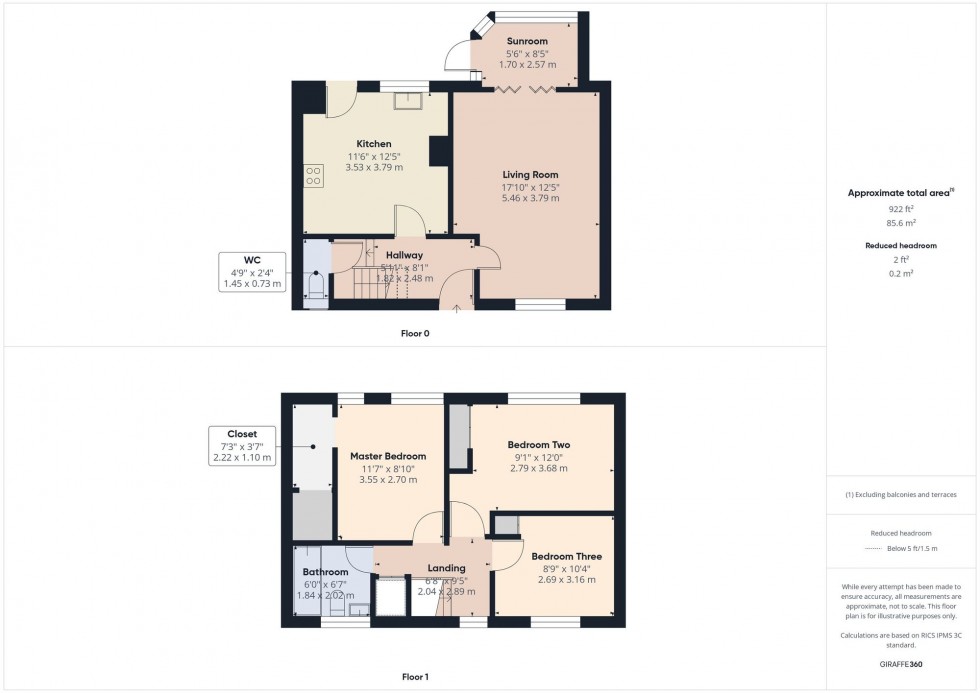 Floorplan for Blenheim Road, Breightmet, Bolton, BL2