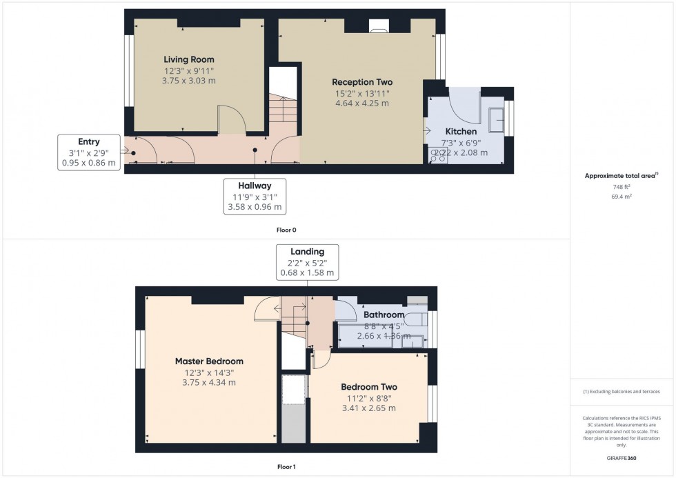 Floorplan for Cope Bank West, Bolton, BL1