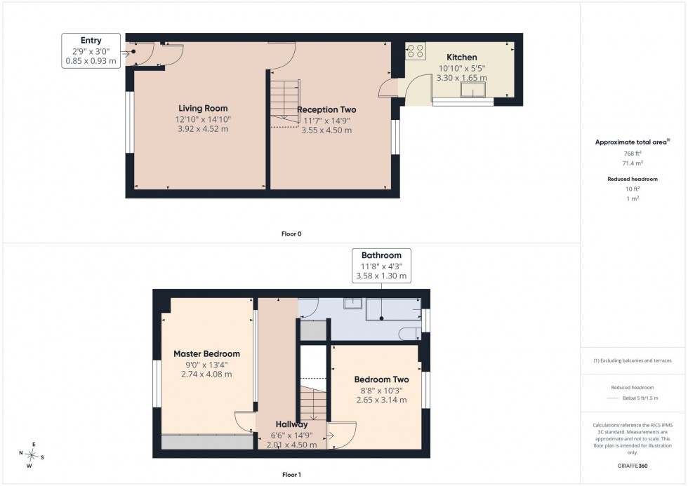 Floorplan for Glass Street, Farnworth, BL4