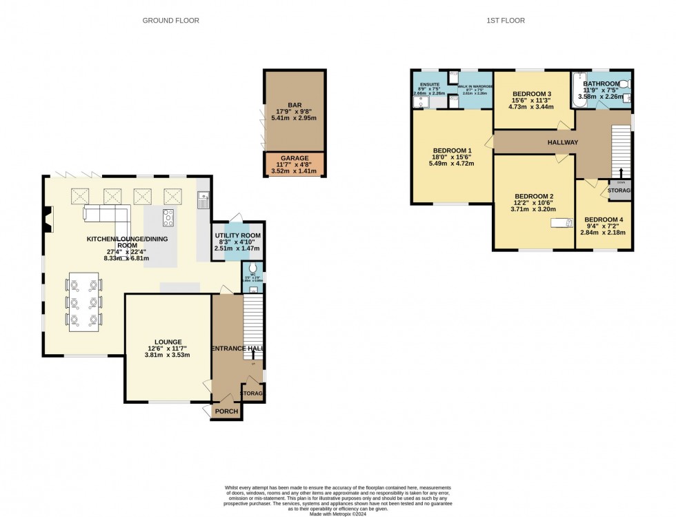 Floorplan for Trent Drive, Hindley Green, WN2