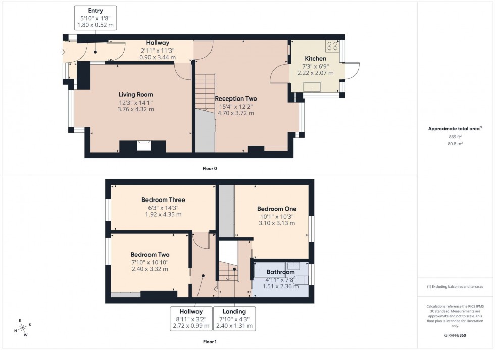 Floorplan for Hughes Street, Smithills, Bolton, BL1