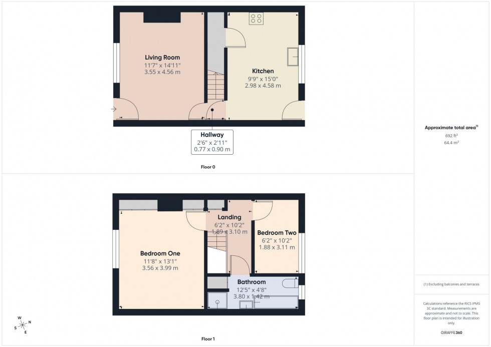 Floorplan for Waverley Road, Bolton, BL1