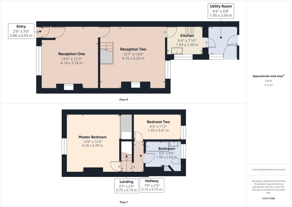 Floorplan for Highfield Road, Smithills, Bolton, BL1