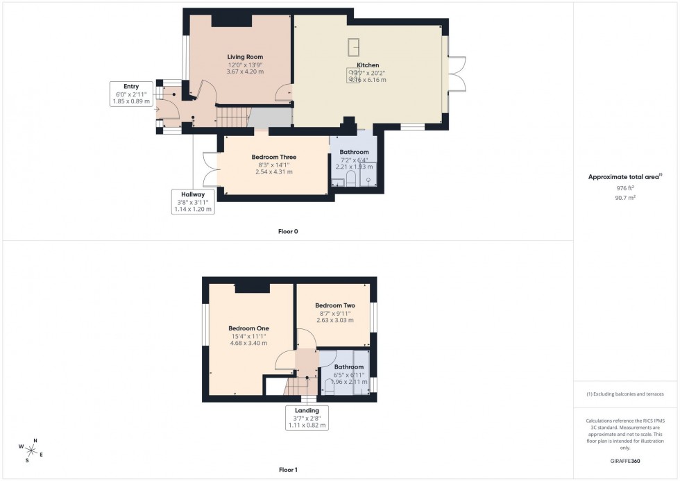 Floorplan for Jedburgh Avenue, Bolton, BL1
