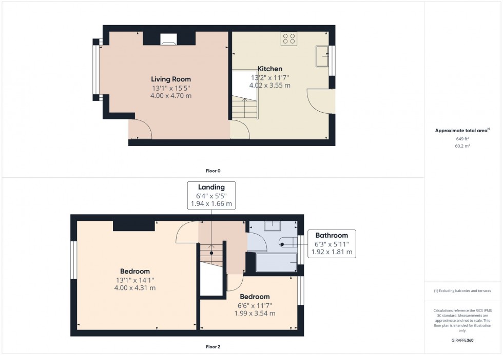 Floorplan for Stanley Road, Bolton, BL1