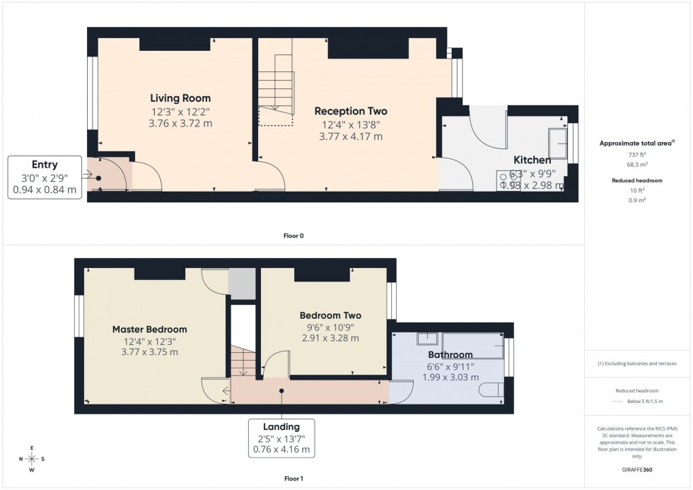 Floorplan for Lincoln Road, Heaton, Bolton, BL1