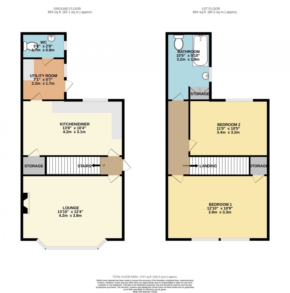 Floorplan for Ladies Lane, Hindley, Wigan, WN2