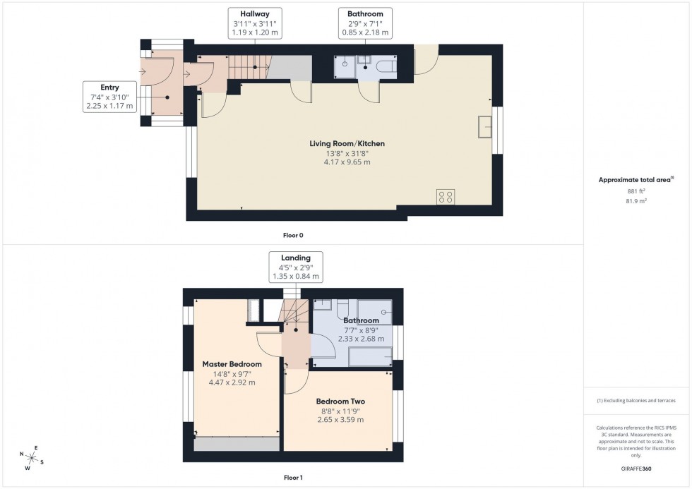 Floorplan for Lowndes Street, Bolton, BL1